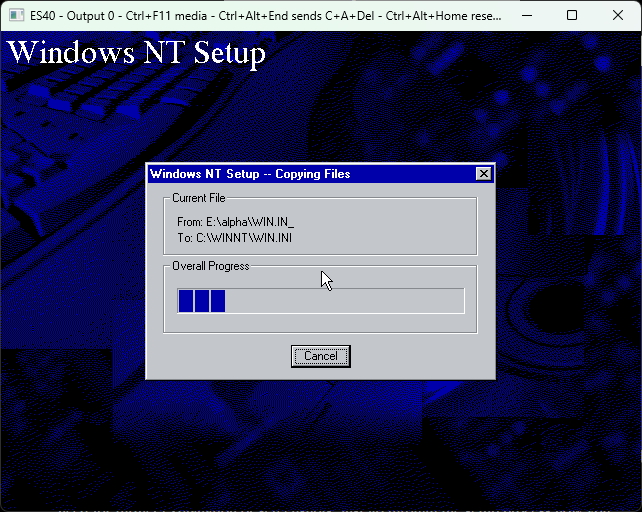 NT4 Setup