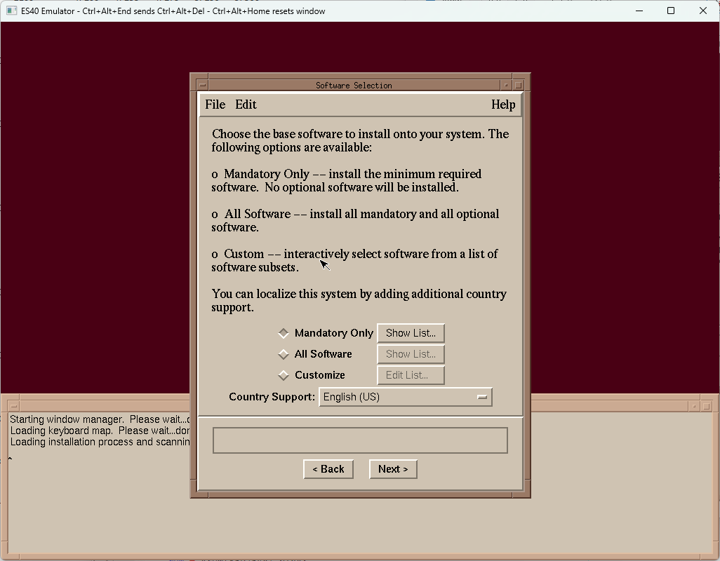 step 5: software selection