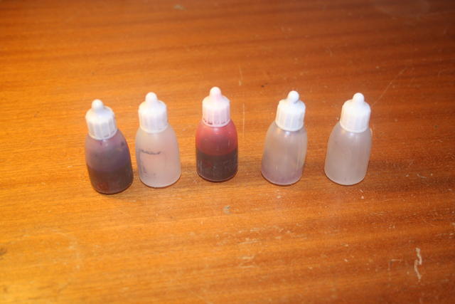 ink bottles