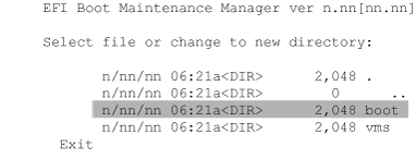 EFI
First Level of Subdirectories of DVD