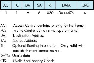 Token Ring Frame Format