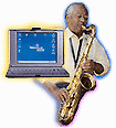 Saxophone and computer